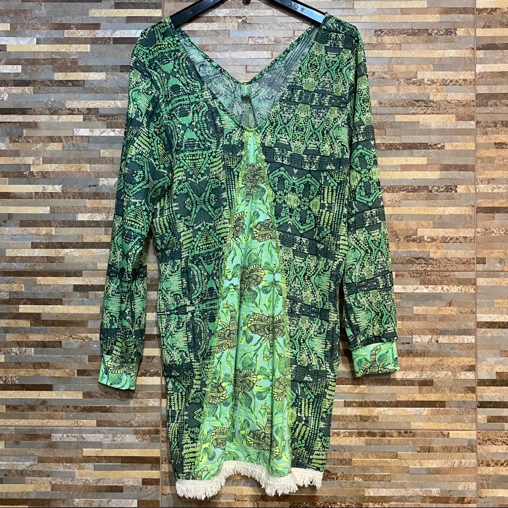 Maaji Swimsuit Cover Up Large Elephant Print